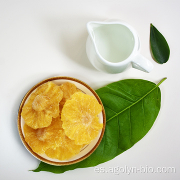 Snack sano de piña seca dulce